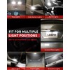 LASFIT 194 LED Bulb for License Plate Bulb White Bright,T10