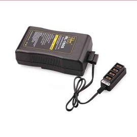 V Mount Power Split Male D-Tap B Type Power Tap to 4-Port Female D-Tap P-Tap Hub Adapter Splitter for Photography Power Cable