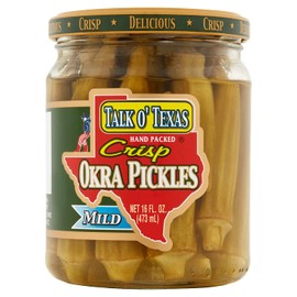 Talk O Texas Okra Pickled Mild (2 count) (Pack of 3)