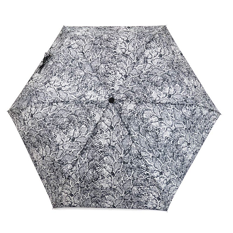 Drizzles Ladies Supermini Multi Design Button Handle Umbrella Black Snake