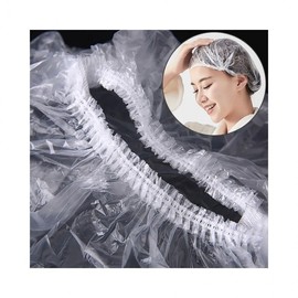 Lumina D Disposable Hair Cap for Dyeing, Perms, Showers (100 Pcs) Hair Cap