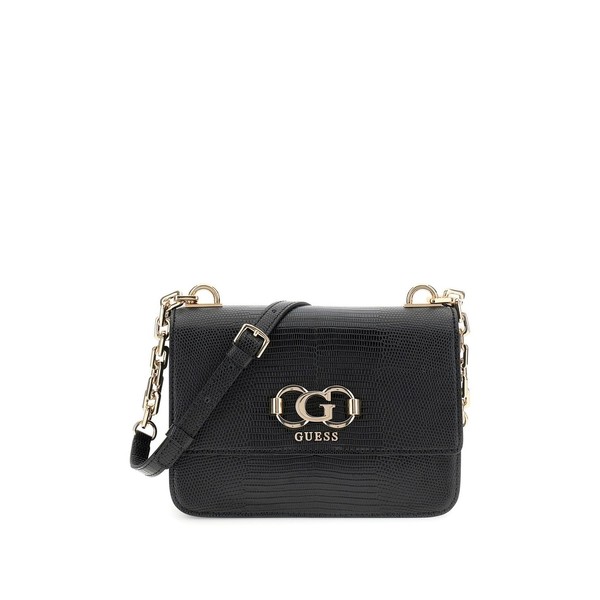 GUESS Salinge Flap Crossbody, Black
