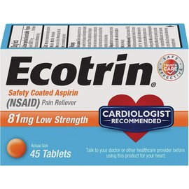 ECOTRIN ADULT LOW DOSE 81MG (45 tablets)