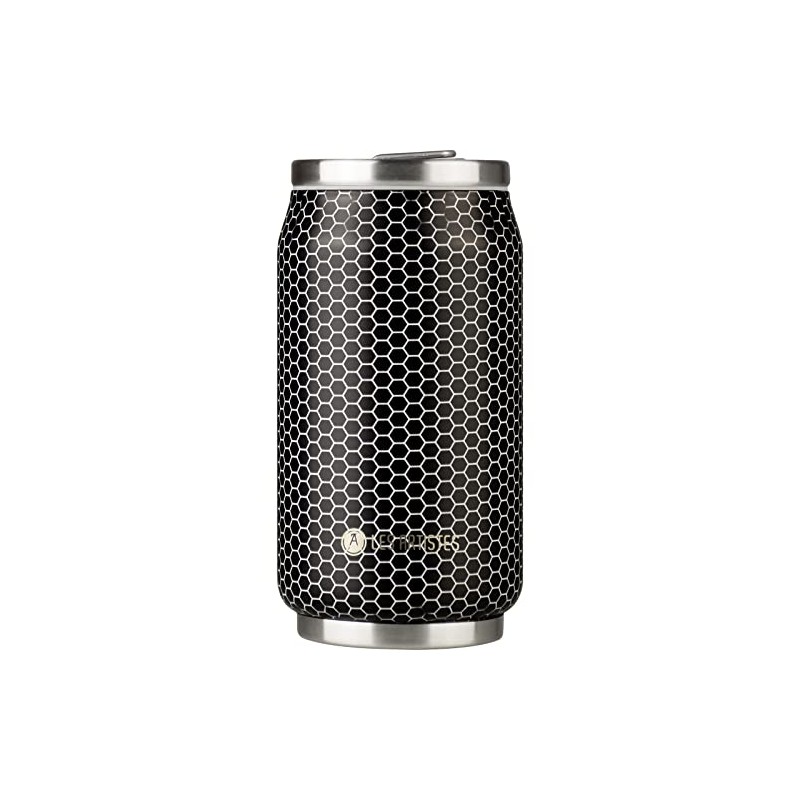 Les Aristes Paris A-8537 Pull Can'IT Water Bottle, Stainless Steel,