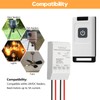 briidea Feeder Activator Remote Control, Compatible with 6-24 VDC Feeders,
