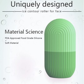 Holzsammlung Ice Roller, Ice Roller for Face and Eyes to Brighten the Skin, Reusable Facial Treatment for Tightening the Skin and Eyes, #01