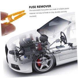 TEHAUX 50Pcs Fuse Puller Tool for Car and Automobile Heavy Duty Extraction Clips for Removal and Installation Convenient and Stylish Design for Daily Use