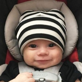 Dreshow Unisex Beanie Hats, Boy’s Spring Hat, Toddlers, Reversible, Jersey Slouch Beanie, Clothing, Unisex, Infant Hat, Nursery Hat, Pack of 8