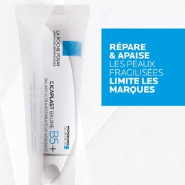 La Roche-Posay La Roche Posay Reparierende Creme, Für Körper, Gesicht und Lippen, Für empfindliche Haut, Mit Dexpanthenol und Tribioma, Mildert Spannungsgefühle und Rötungen, Cicaplast Baume B5+, 100 ml
