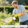 ThxToms 6 Pairs X-Large Cleaning Gloves, Reusable Natural Rubber Dish