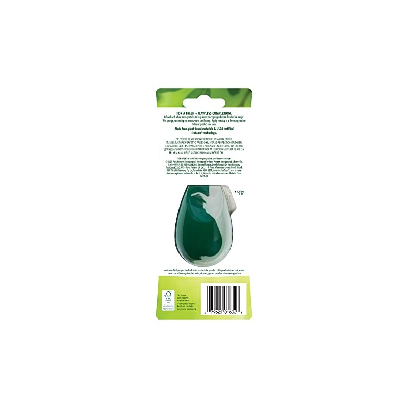 EcoTools, Fresh Perfecting Blender, Esponja para Maquillaje, Esponjas para Base
