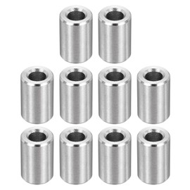 PATIKIL M4 Stainless Steel Spacers, 12Pcs Metal Spacer 4mm ID x 8mm OD x 12mm L Screw Standoff for 3/16" or M4 Screw