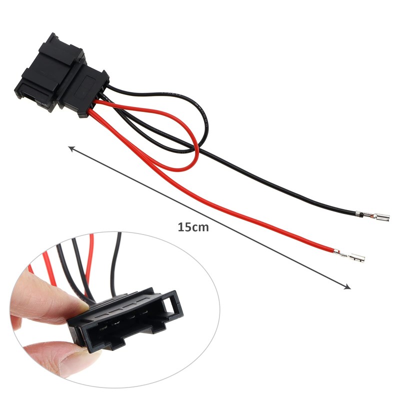 eMagTech 4Pcs Loudspeaker Adapter Plug Cable Compatible with Seat Altea,