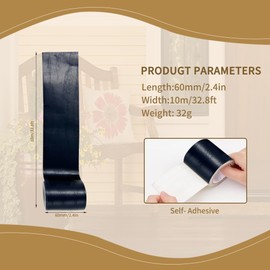 Audvln Wood Grain Repair Tape, 2.4" x 32ft Self Adhesive Tape for Furniture, Flooring, Cabinets, Doors, Windows, DIY Crafts - Durable, Easy to Use for Seamless Repairs