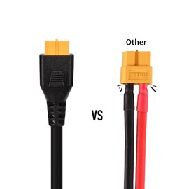 XT60 to DC 8mm Adapter Cable,14AWG XT60 Female to DC 7909 Female Solar Panel Cable Compatible for Portable Power Station Solar Generator and Solar Panel(10FT)