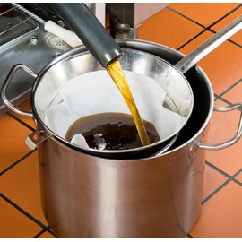 Soro Essentials- Set of 50- Paper 10" Grease Filter- Deep Fryer Oil Filters Maple Syrup Filters Beeswax Filters Grease Filter Cones Best for Restaurants Cafes Food Trucks and Hotels