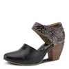Spring Step L’Artiste Women’s Toolie Pump Shoe - Hand-Painted Tooled