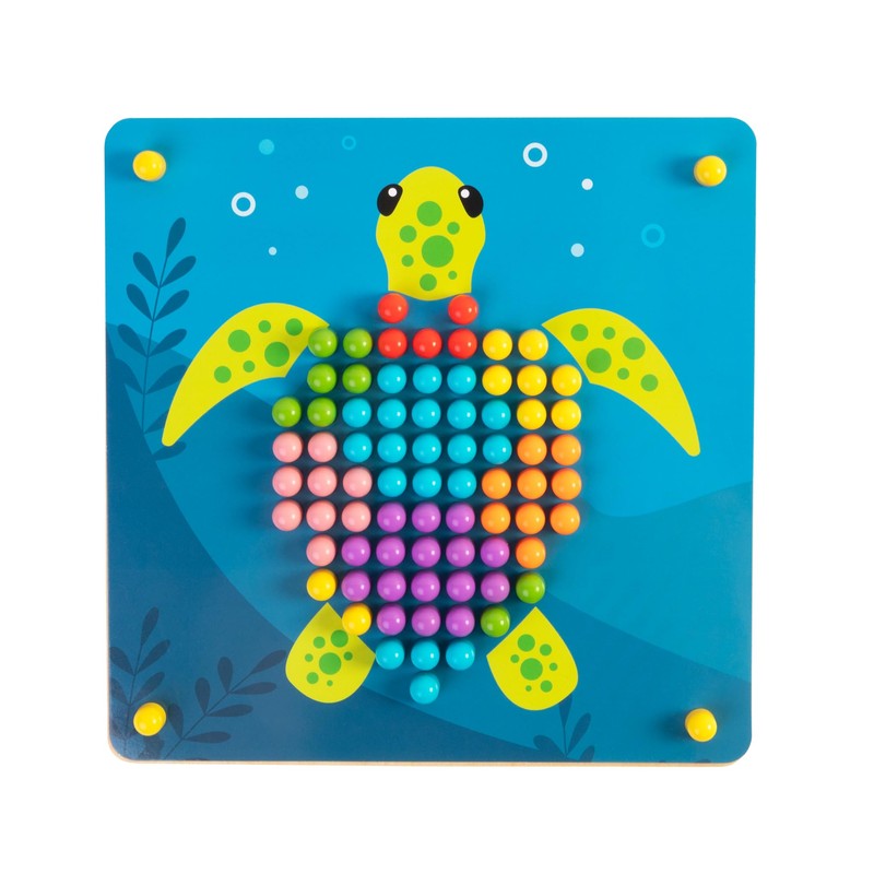 Fat Brain Toys Peg a Pattern - Wooden Pegboard with