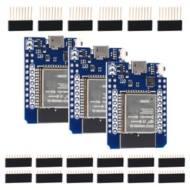 Pack of 3 ESP32 Mini ESP32 NodeMCU WiFi Bluetooth Module Development Board Compatible with Arduino Micro USB