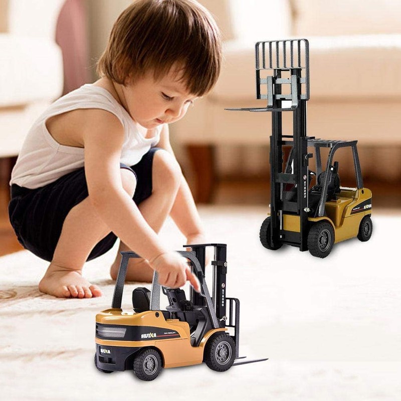 VGEBY Forklift Vehicle Toy, Forklift 1:50 Model Making Car Alloy