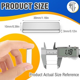 Grtard Neodymium Magnets, Super Strong Bar Magnets, Rare Earth Magnets, Small Rectangular Magnets for DIY, Kitchen, Office, Whiteboard and Crafts (30, 30 x 10 x 3 mm)