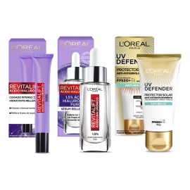 Kit Oréal Paris Defender Sérum Crema Ojos