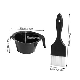 NOLITOY Hair Dye Mixing Bowl and Brush Set Hair Dye Bowl with Coloring Brush for Salon Use Essential Hair Dye Bowl and Brush Kit for Home and Professional