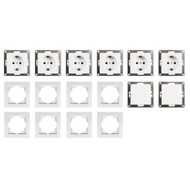 MC POWER - FLAIR – Socket Set | White, Matt | Sockets with Child Safety Lock