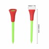 110 Pieces 83mm Golf Tees Multi Color Plastic with Rubber