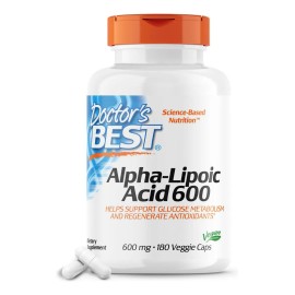 Ácido Alfa Lipoico 600mg Antioxidante Alpha Lipoic Acid 180 Cápsulas Suplemento Vegano Fórmula Natural Científicamente Probada