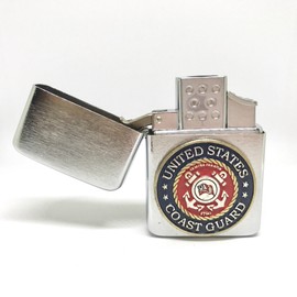 US Coast Guard Thunderbird Vector Pocket Lighter Stainless Steel Single Torch Cigar Lighter – Cigar Cutters by Jim