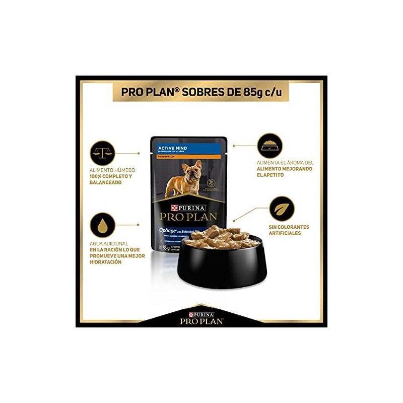 Purina Pro Plan Active Mind Adulto Raza Pequeña Sabor Pollo