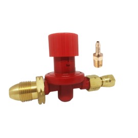 Tezla High Pressure Propane Regulator 4 bar Adjustable POL x 1/4" outlet 8 Kg/hr 4.8mm Nozzle Included