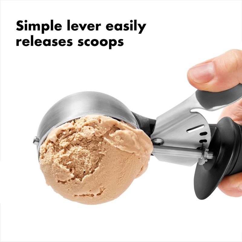 OXO Good Grips Classic Swipe Ice Cream Scoop, Black /