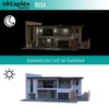 Oktaplex 2 pieces pink built-in twilight switch outdoor external twilight