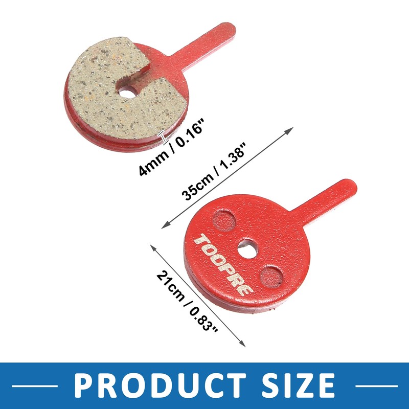 A ABSOPRO Resin Bicycle Cycle Disc Bike Brake Pads with