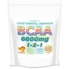 JAY&CO. (自然の甘みと天然色) BCAA 6600mg 1-2-1 国内製造 (オレンジ, 500グラム (x 1))