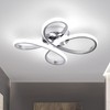 ADISUN Modern LED Ceiling Light, 6000K Semi Flush Mount Ceiling