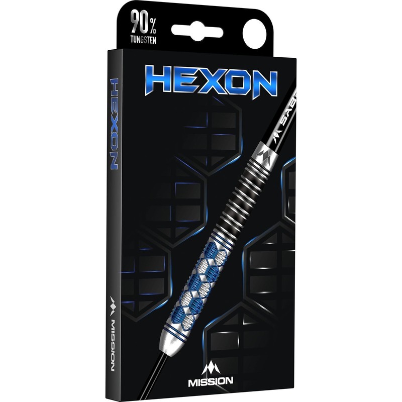 Mission Darts Hexon Darts 90% Tungsten Barrel Steel Tip Premium