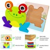 Wooden Montessori Puzzles for Toddlers Kids: Toddler Puzzles for 1-3