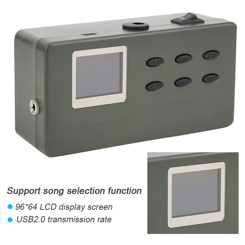 CP-390 Double 35W Outdoor Loudspeaker Electric Bird Sound Player MP3