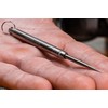 aZengear Titanium Toothpick, 8g, 11cm/4.3in, ⌀6mm with Keyring Pocket Holder