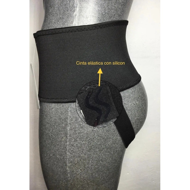 Suspensorio Clínico Ortopédico Transpirable 13cm De Ancho Negro Grande 34