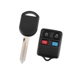 TUCKBOLD Keyless Entry Remote Key Fob for Ford Explorer 2002-2010 315Mhz CWTWB1U345 4 Button Reusable | Uncut Ignition Transponder Key Kit 1 Set for Ford Expedition 2003-2011