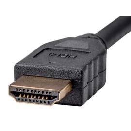 Monoprice HDMI Cable - 8 Feet - Black (No Logo) High Speed, 4K@60Hz, HDR, 18Gbps, YUV 4:4:4, 30AWG, CL2, Compatible with UHD TV and More - Commercial Series