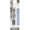 Zebra Pen G-301 Retractable Gel Ink Pen, Stainless Steel Barrel,