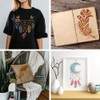 MAYJOYDIY 15 Elegant Peacock Stencils Feather Dream Catcher Painting Stencil