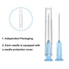 23 Gauge 1.5 Inch Needle, Individually Wrapped, 100 PCS Luer