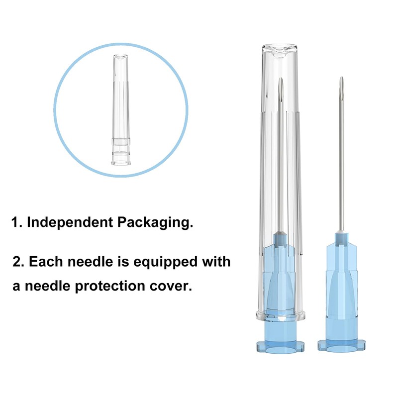 23 Gauge 1.5 Inch Needle, Individually Wrapped, 100 PCS Luer