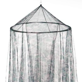 OctoRose Round Hoop Bed Canopy Mosquito Netting | Fits Bed| Hanging Princess Canopy Crown Bed Curtain Drapes (Hoop-Camo-Green)